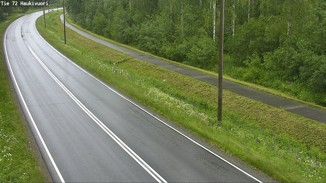 Weather Camera Image Väg 72 Haukivuori, Mikkeli, Etelä-Savo