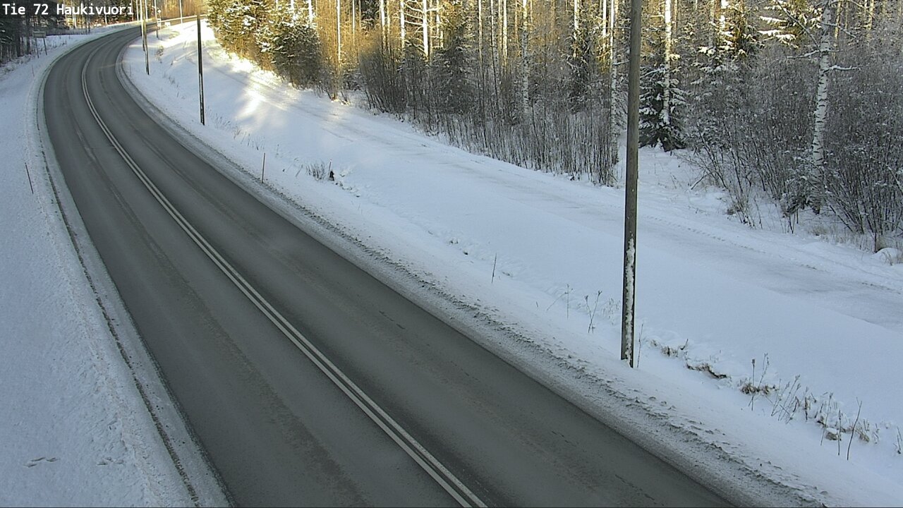 Weather Camera Image Väg 72 Haukivuori, Mikkeli, Etelä-Savo