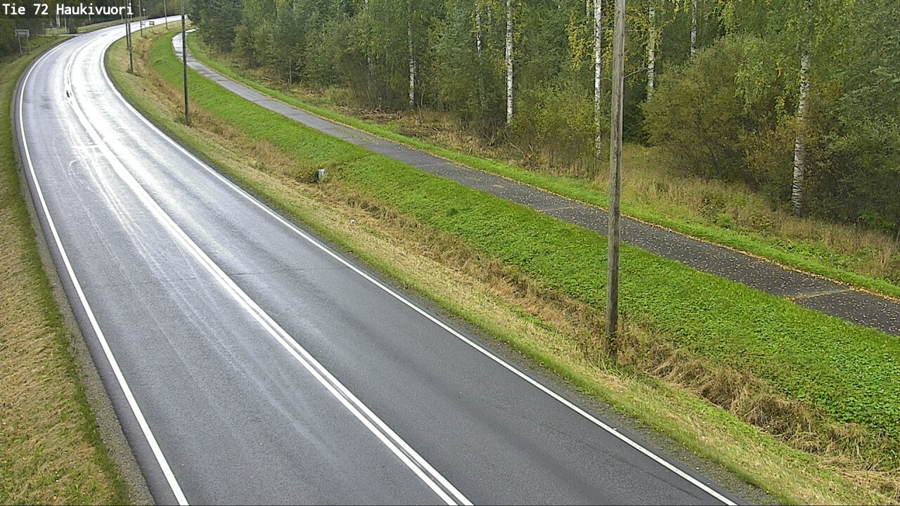 Weather Camera Image Road 72 Haukivuori, Mikkeli, Etelä-Savo