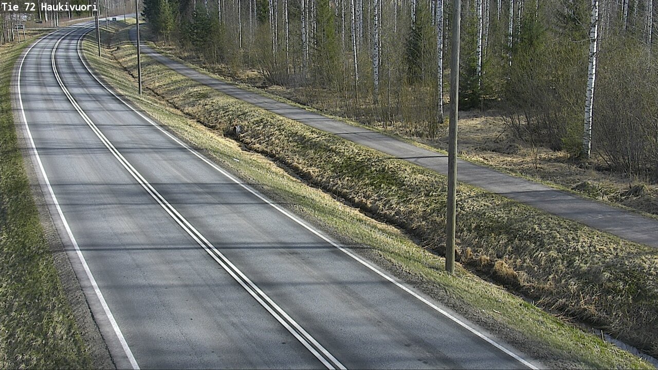 Weather Camera Image Väg 72 Haukivuori, Mikkeli, Etelä-Savo