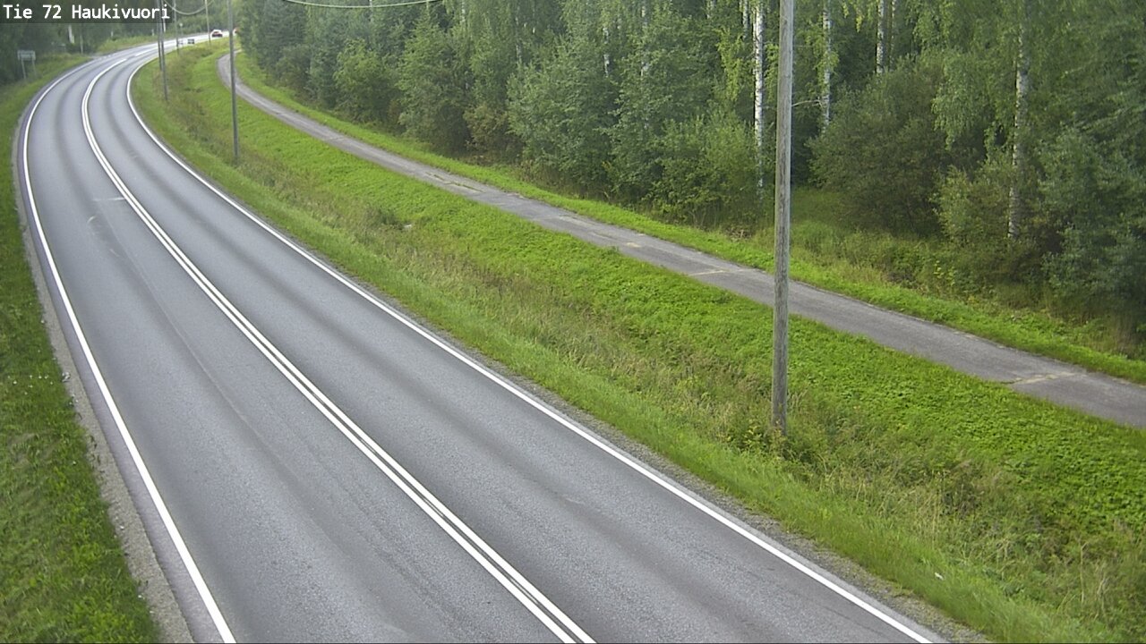 Weather Camera Image Road 72 Haukivuori, Mikkeli, Etelä-Savo