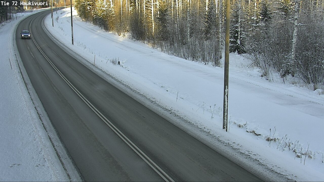 Weather Camera Image Väg 72 Haukivuori, Mikkeli, Etelä-Savo