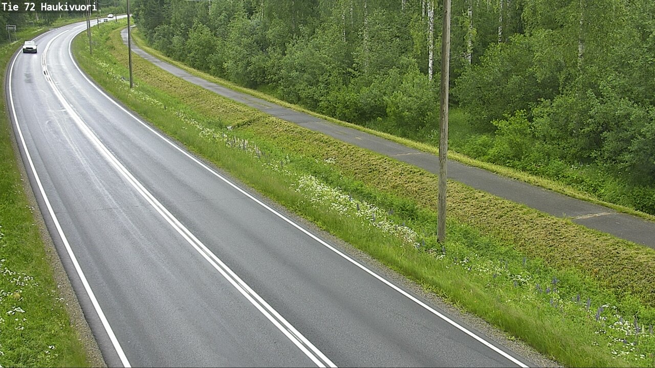 Weather Camera Image Road 72 Haukivuori, Mikkeli, Etelä-Savo