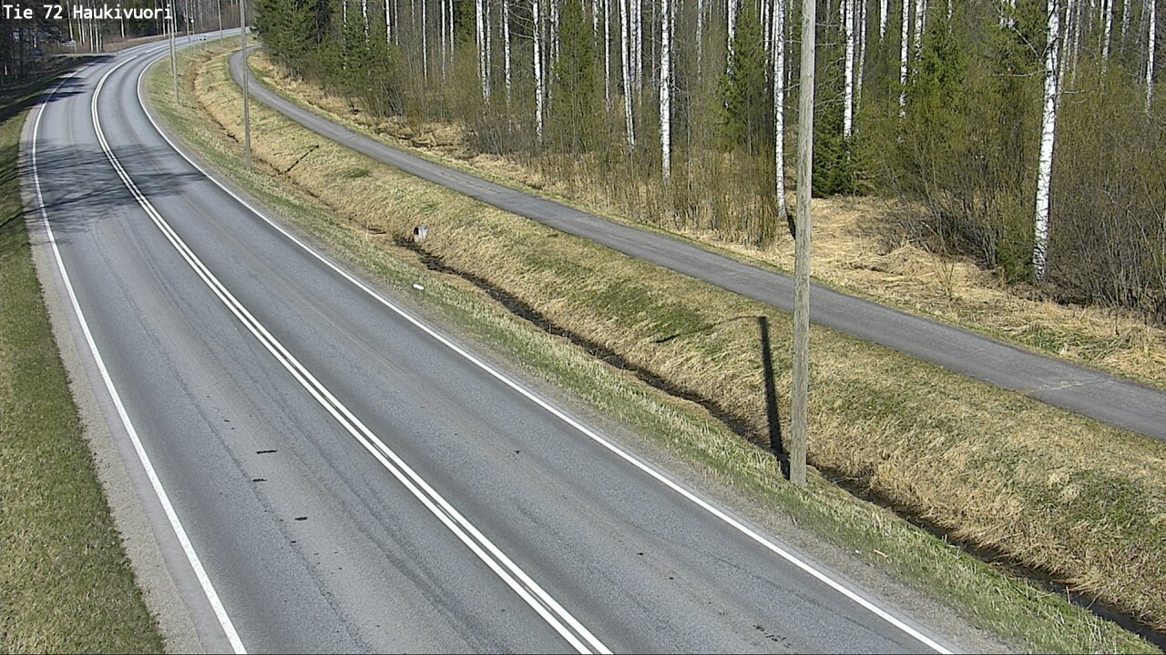 Weather Camera Image Väg 72 Haukivuori, Mikkeli, Etelä-Savo