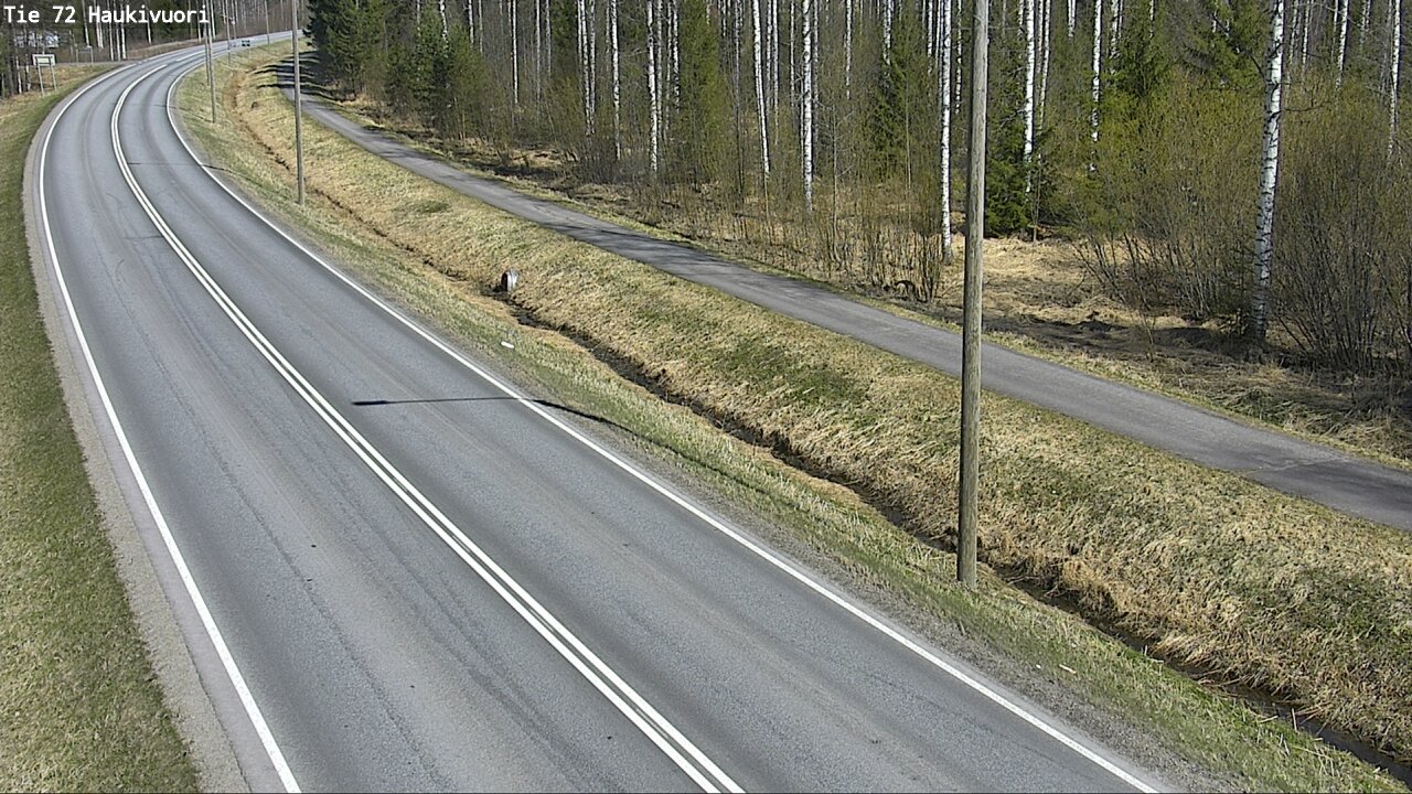 Weather Camera Image Väg 72 Haukivuori, Mikkeli, Etelä-Savo