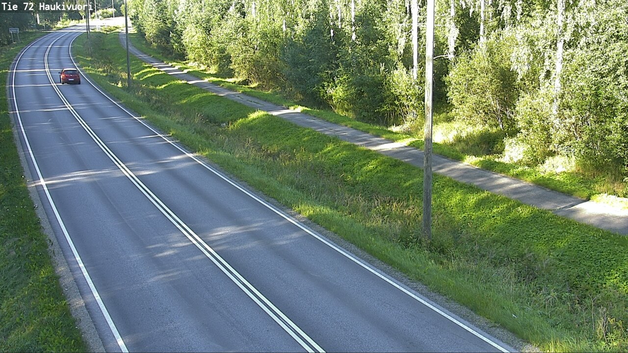 Weather Camera Image Road 72 Haukivuori, Mikkeli, Etelä-Savo