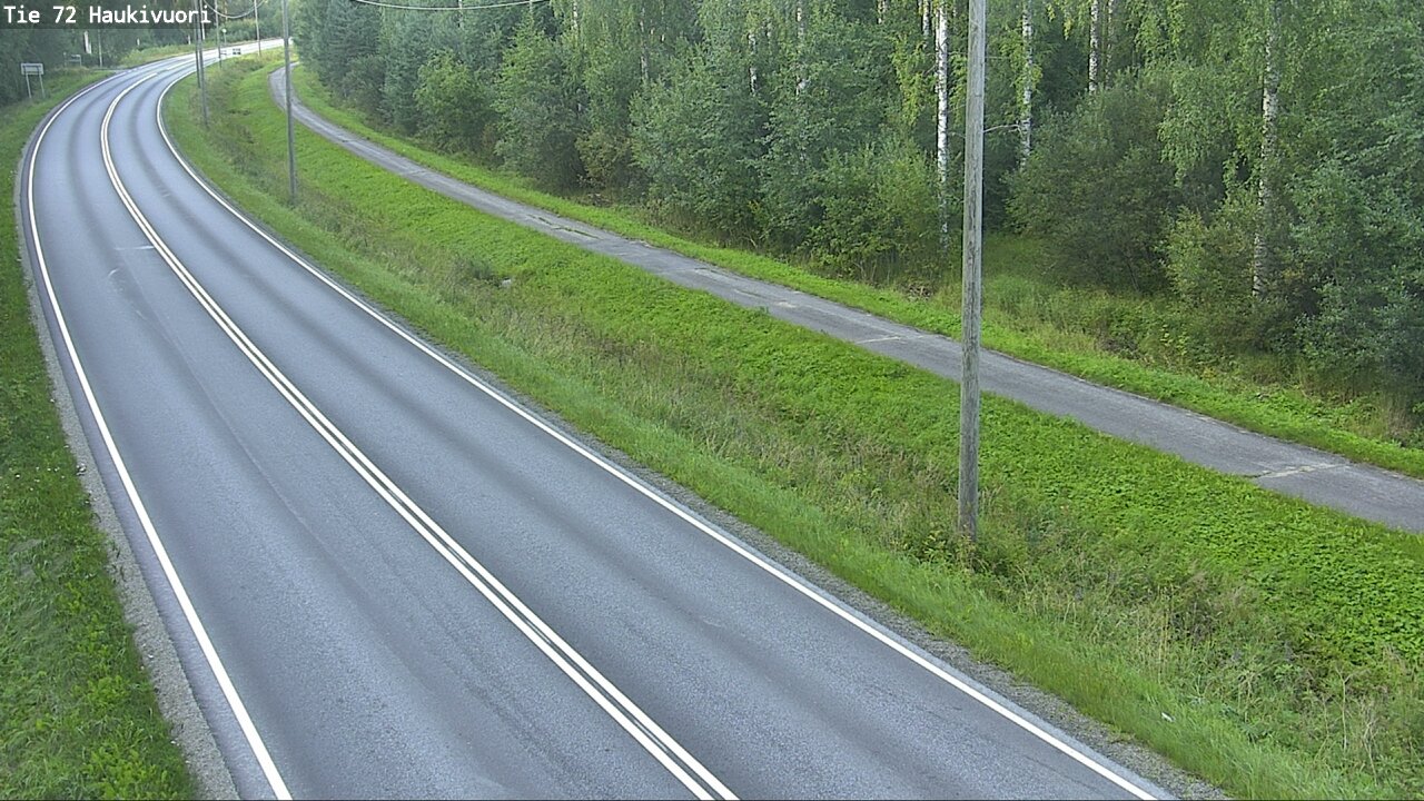 Weather Camera Image Road 72 Haukivuori, Mikkeli, Etelä-Savo
