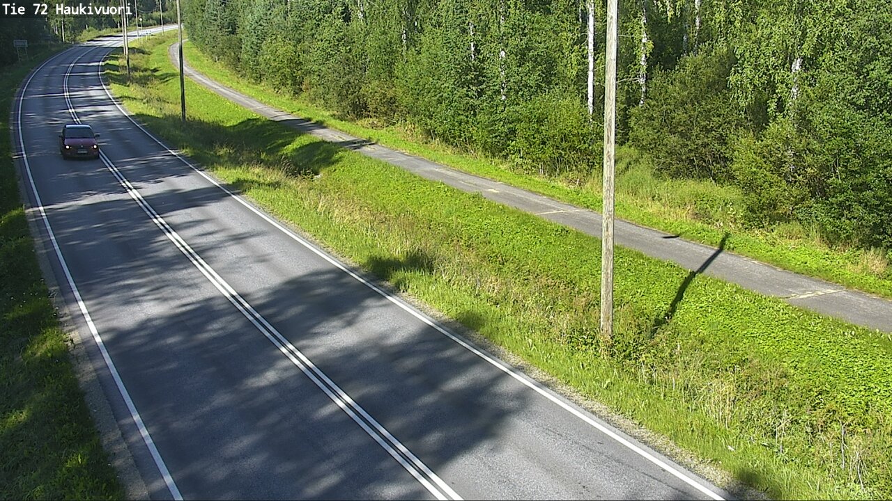 Weather Camera Image Road 72 Haukivuori, Mikkeli, Etelä-Savo