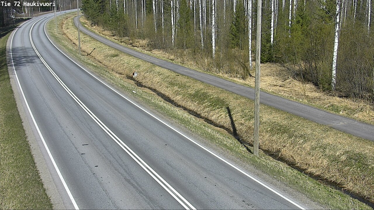Weather Camera Image Väg 72 Haukivuori, Mikkeli, Etelä-Savo