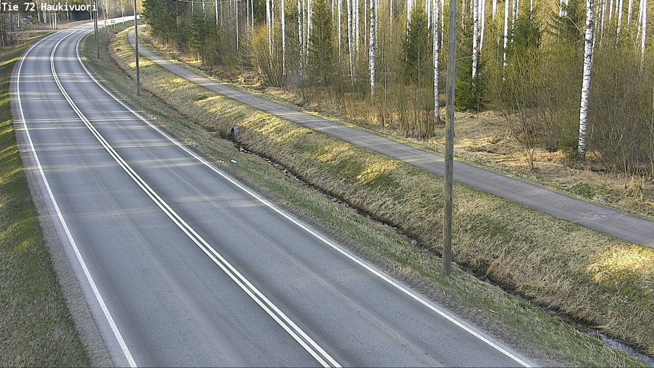 Weather Camera Image Väg 72 Haukivuori, Mikkeli, Etelä-Savo