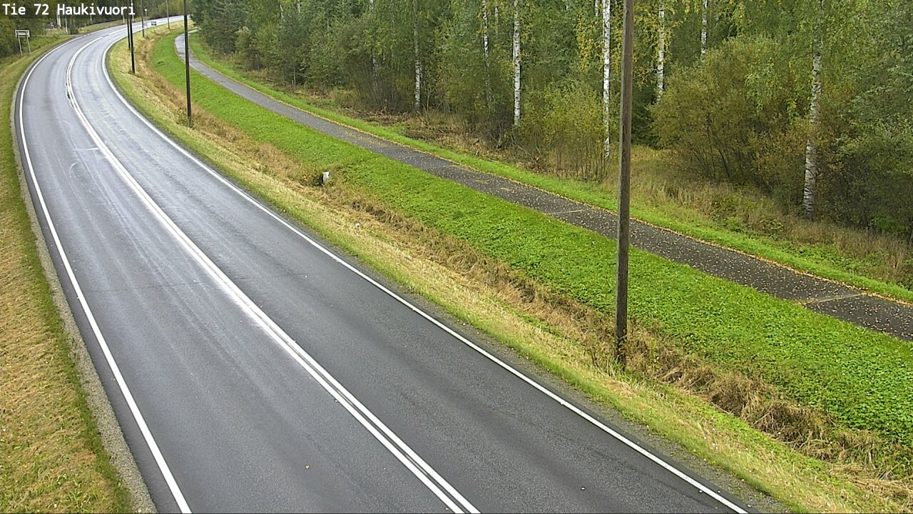Weather Camera Image Road 72 Haukivuori, Mikkeli, Etelä-Savo