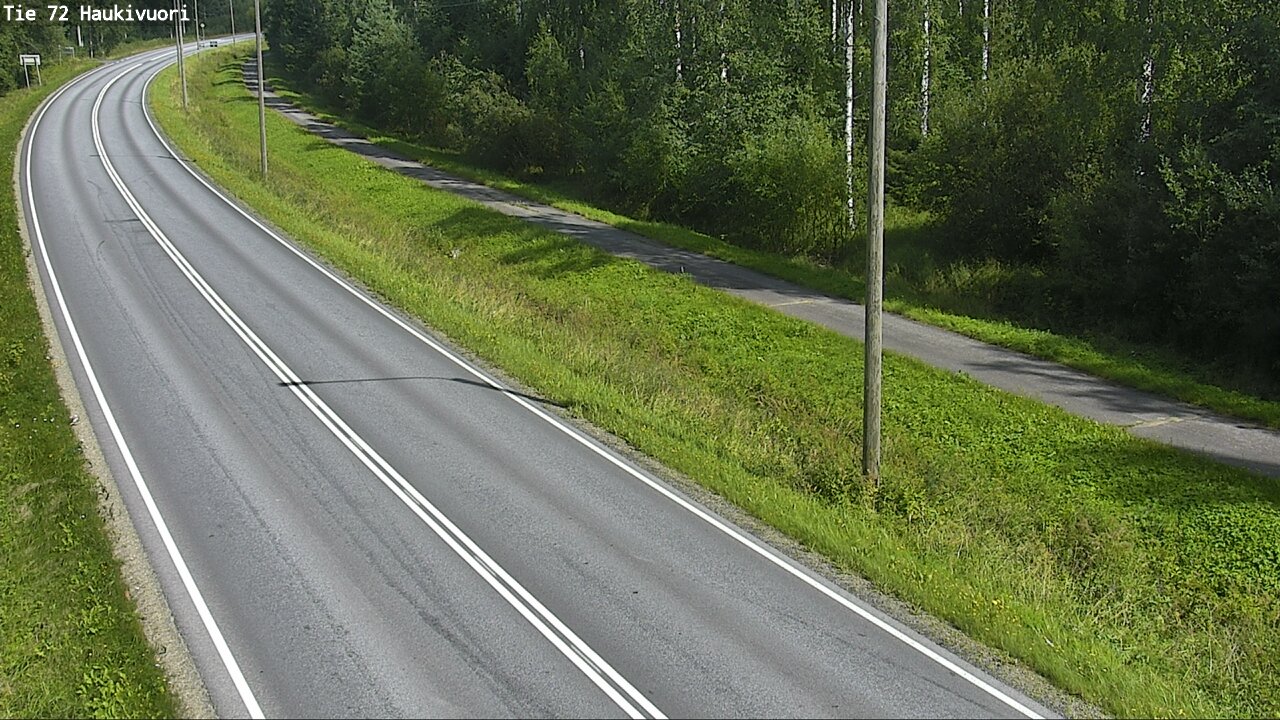 Weather Camera Image Road 72 Haukivuori, Mikkeli, Etelä-Savo