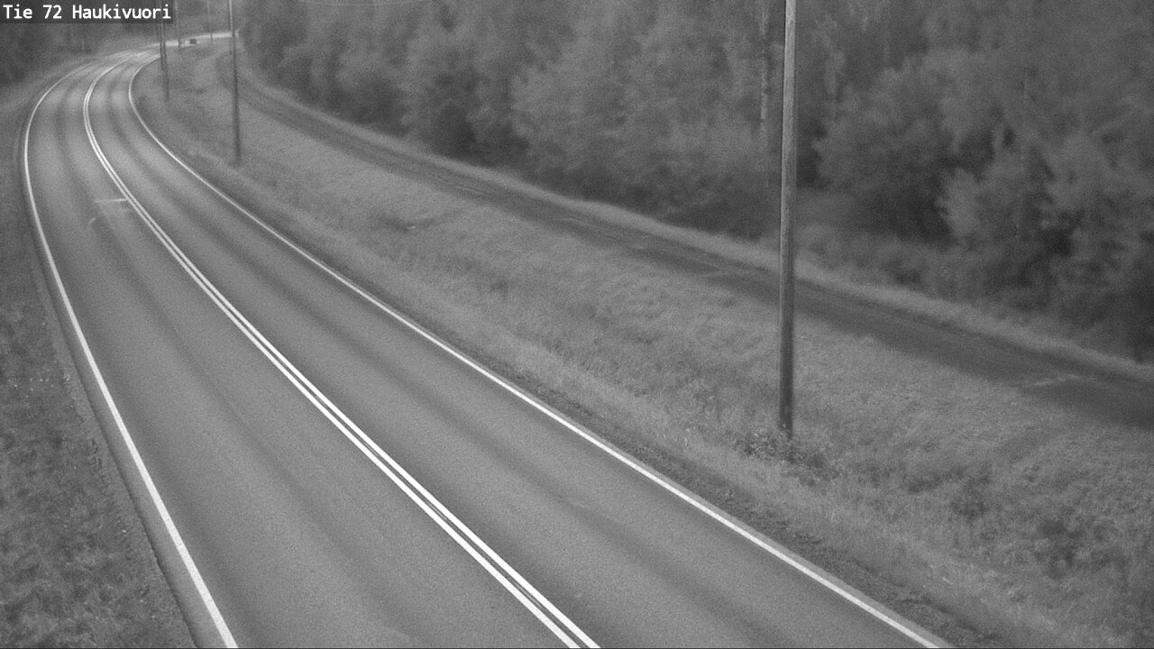 Weather Camera Image Road 72 Haukivuori, Mikkeli, Etelä-Savo
