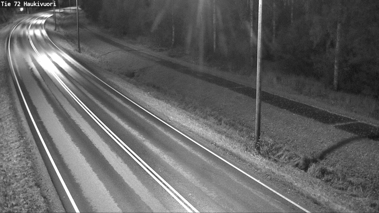 Weather Camera Image Road 72 Haukivuori, Mikkeli, Etelä-Savo