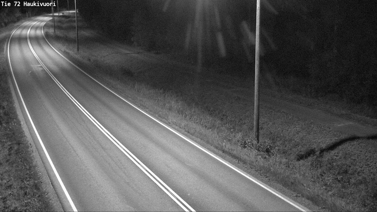 Weather Camera Image Road 72 Haukivuori, Mikkeli, Etelä-Savo
