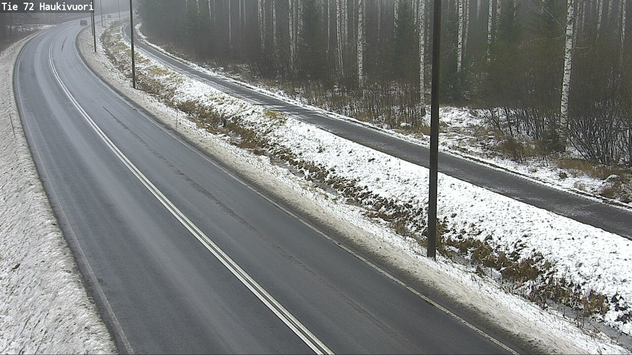 Weather Camera Image Väg 72 Haukivuori, Mikkeli, Etelä-Savo