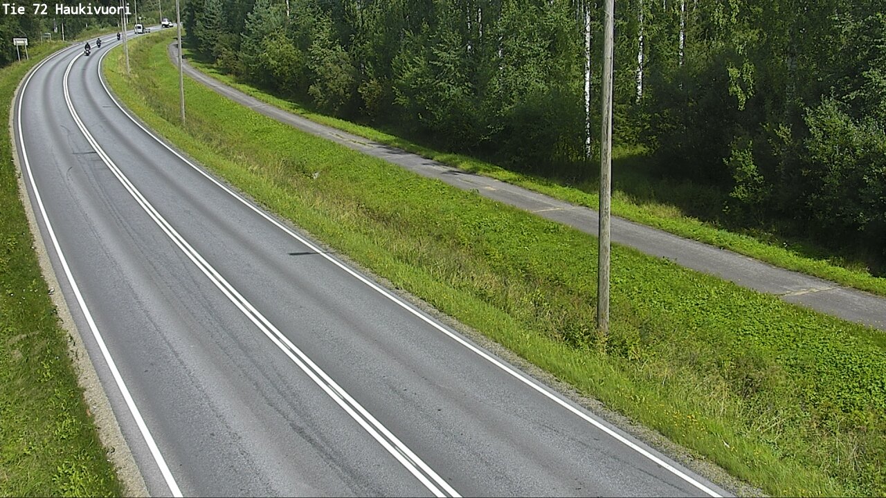 Weather Camera Image Road 72 Haukivuori, Mikkeli, Etelä-Savo