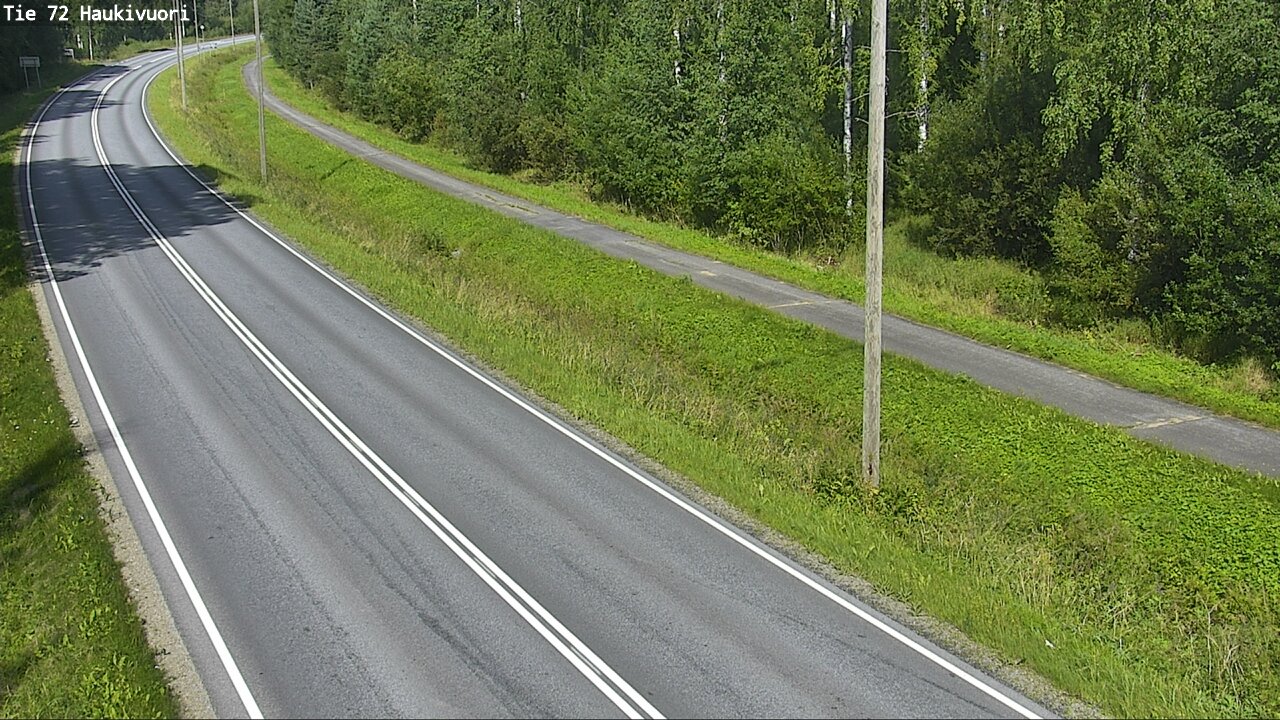 Weather Camera Image Road 72 Haukivuori, Mikkeli, Etelä-Savo