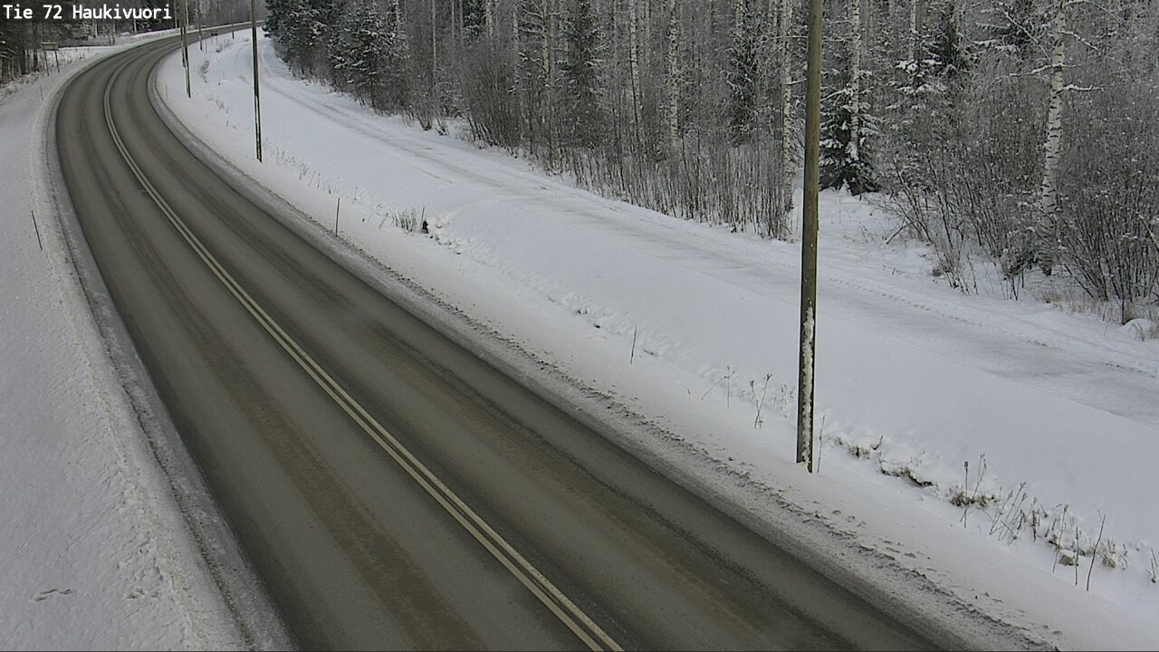 Weather Camera Image Väg 72 Haukivuori, Mikkeli, Etelä-Savo