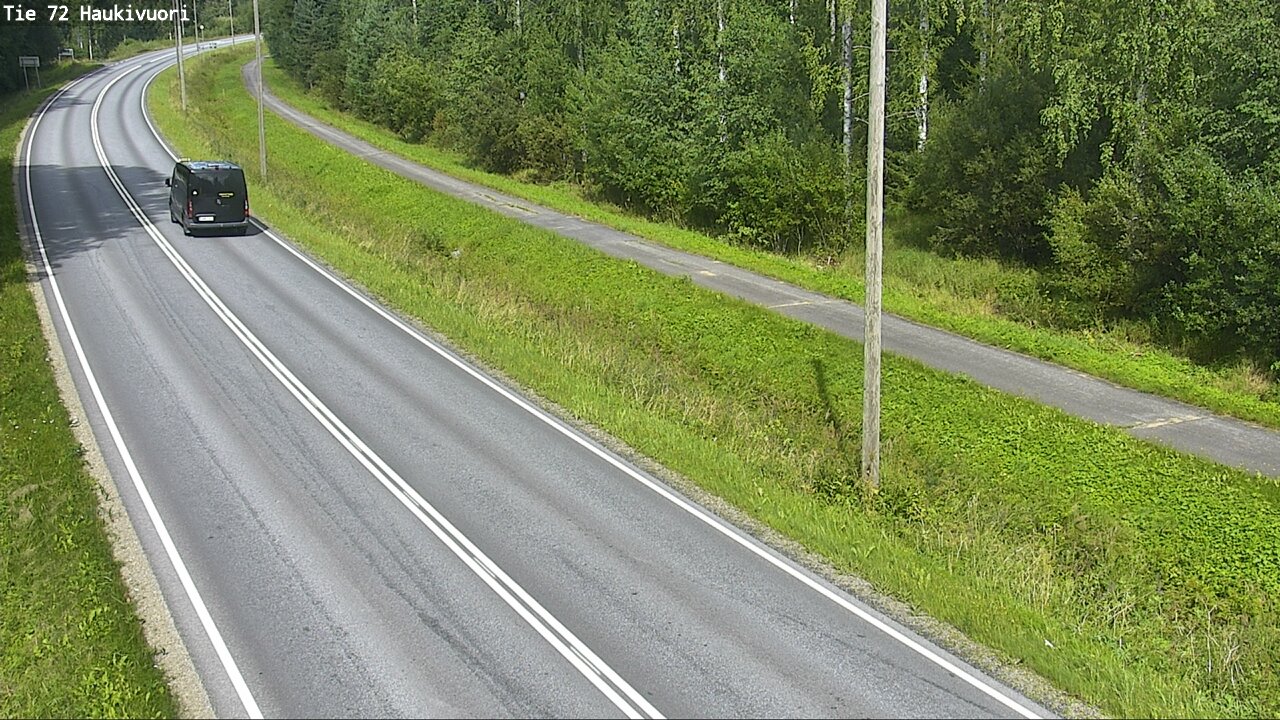 Weather Camera Image Road 72 Haukivuori, Mikkeli, Etelä-Savo