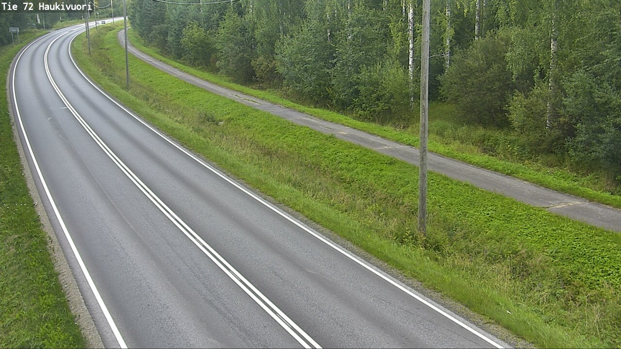 Weather Camera Image Road 72 Haukivuori, Mikkeli, Etelä-Savo