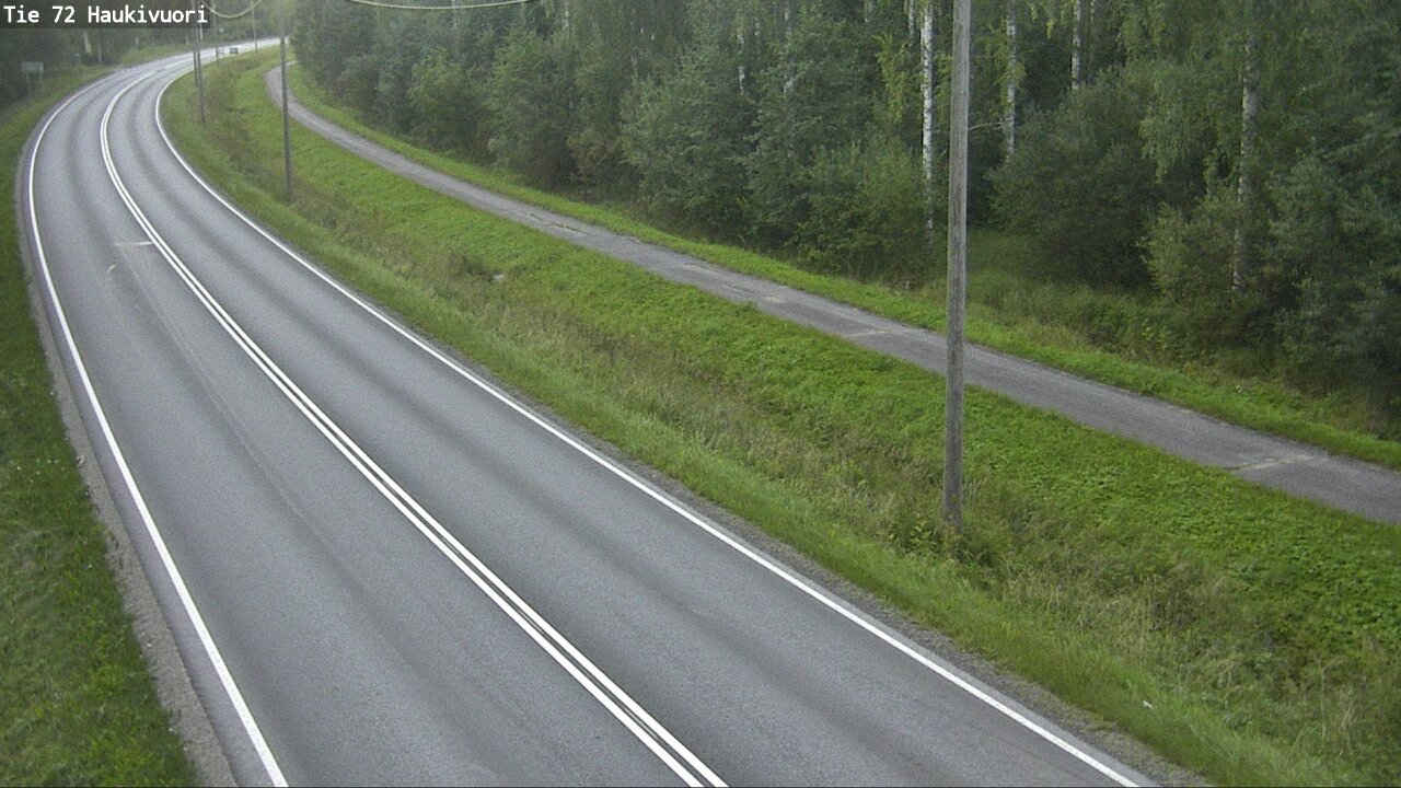 Weather Camera Image Road 72 Haukivuori, Mikkeli, Etelä-Savo