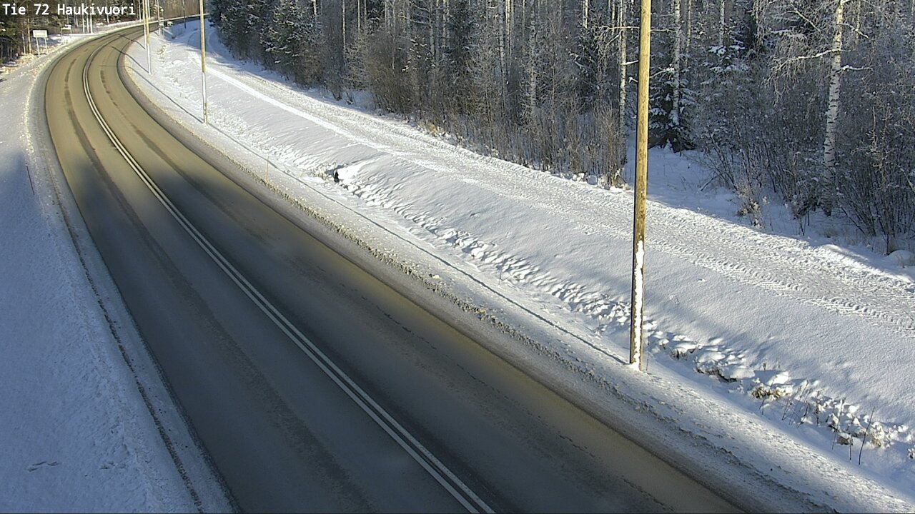 Weather Camera Image Väg 72 Haukivuori, Mikkeli, Etelä-Savo