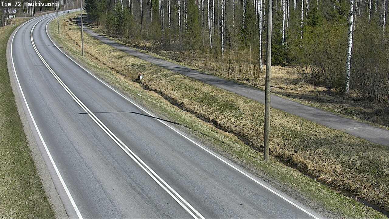 Weather Camera Image Väg 72 Haukivuori, Mikkeli, Etelä-Savo