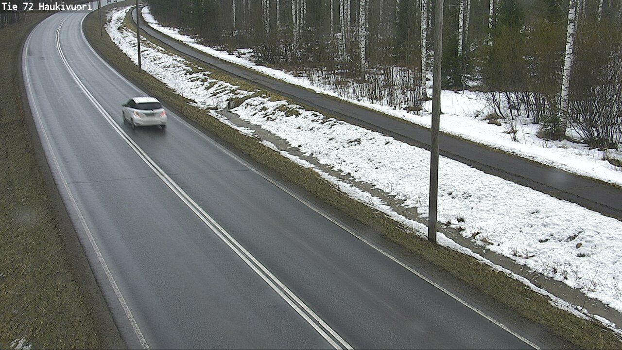 Weather Camera Image Road 72 Haukivuori, Mikkeli, Etelä-Savo