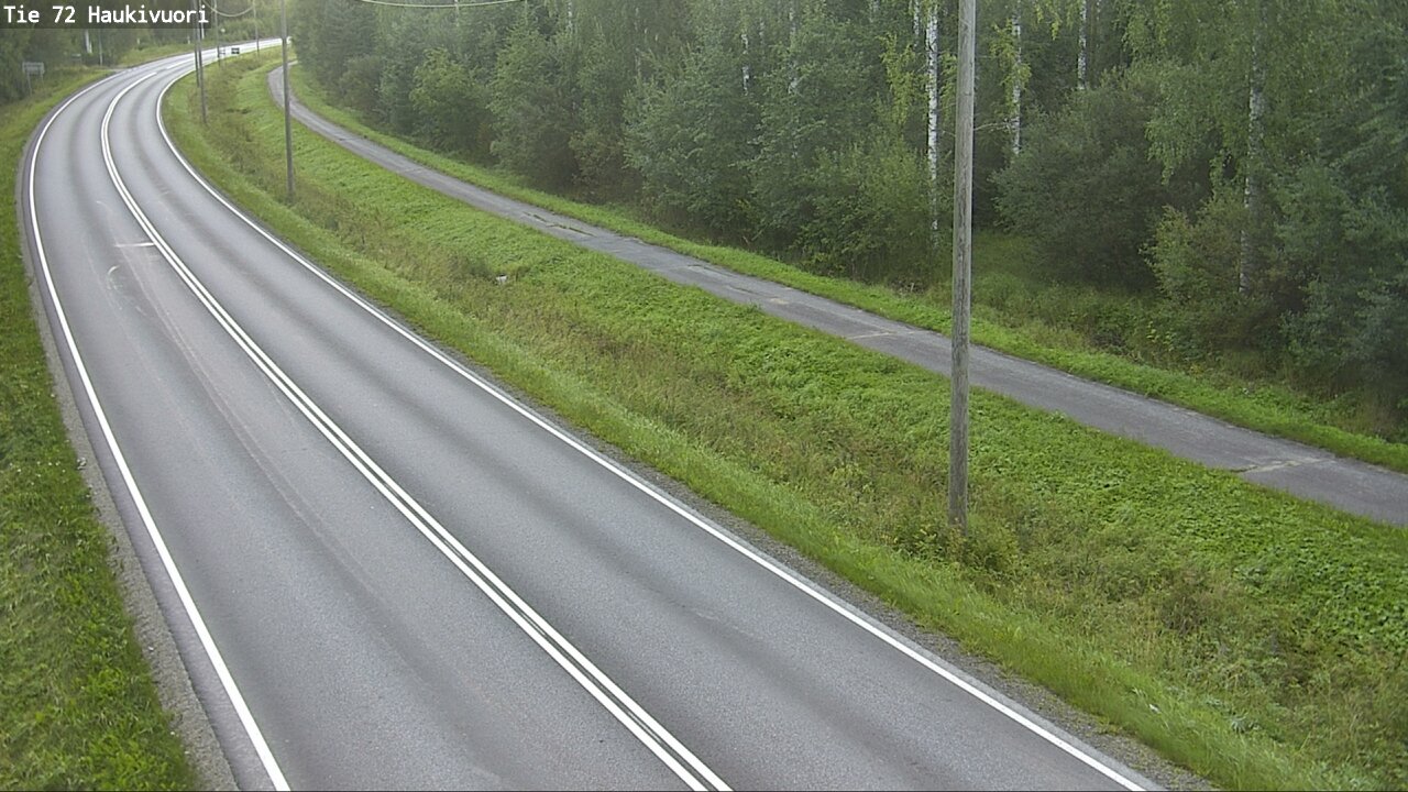 Weather Camera Image Road 72 Haukivuori, Mikkeli, Etelä-Savo