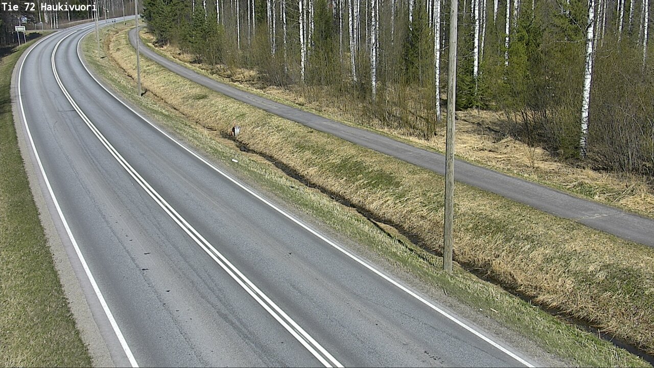Weather Camera Image Väg 72 Haukivuori, Mikkeli, Etelä-Savo