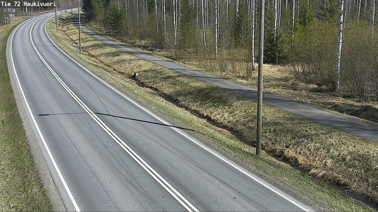 Weather Camera Image Väg 72 Haukivuori, Mikkeli, Etelä-Savo