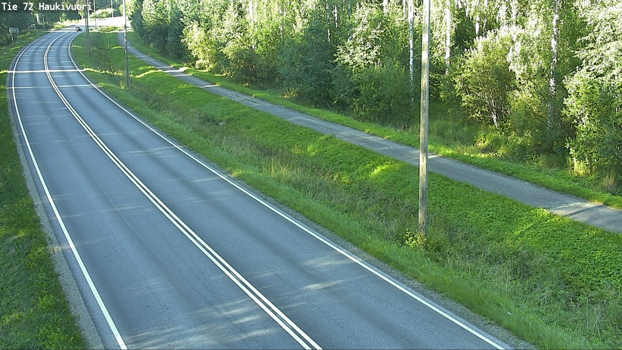 Weather Camera Image Road 72 Haukivuori, Mikkeli, Etelä-Savo