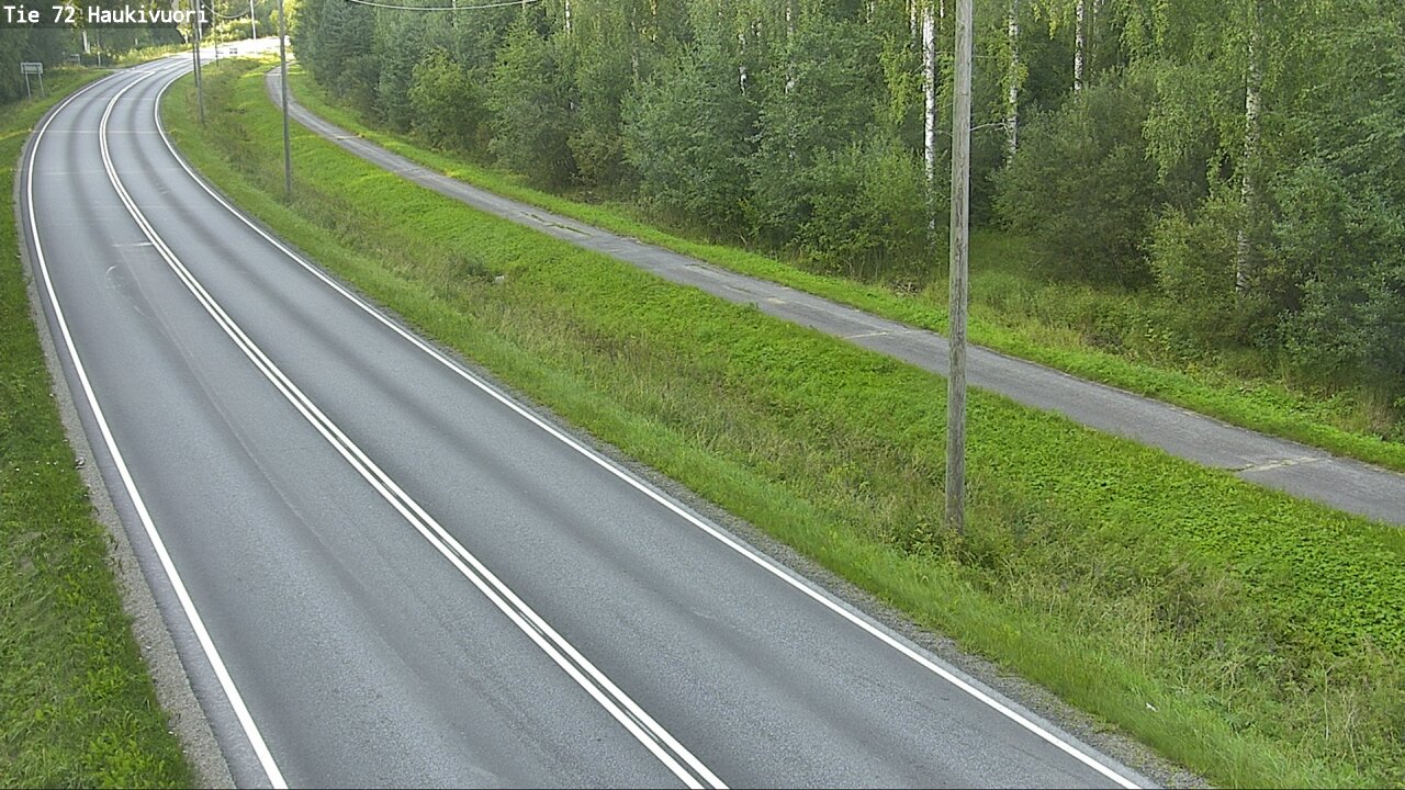 Weather Camera Image Road 72 Haukivuori, Mikkeli, Etelä-Savo
