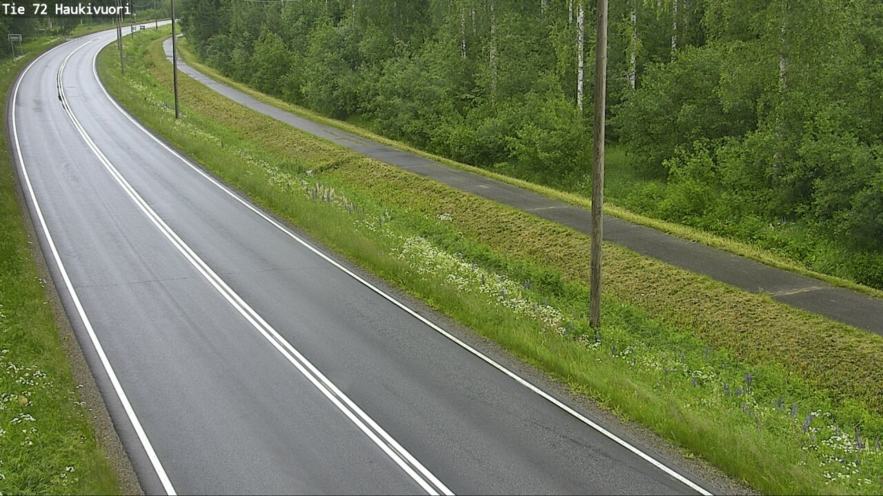 Weather Camera Image Road 72 Haukivuori, Mikkeli, Etelä-Savo