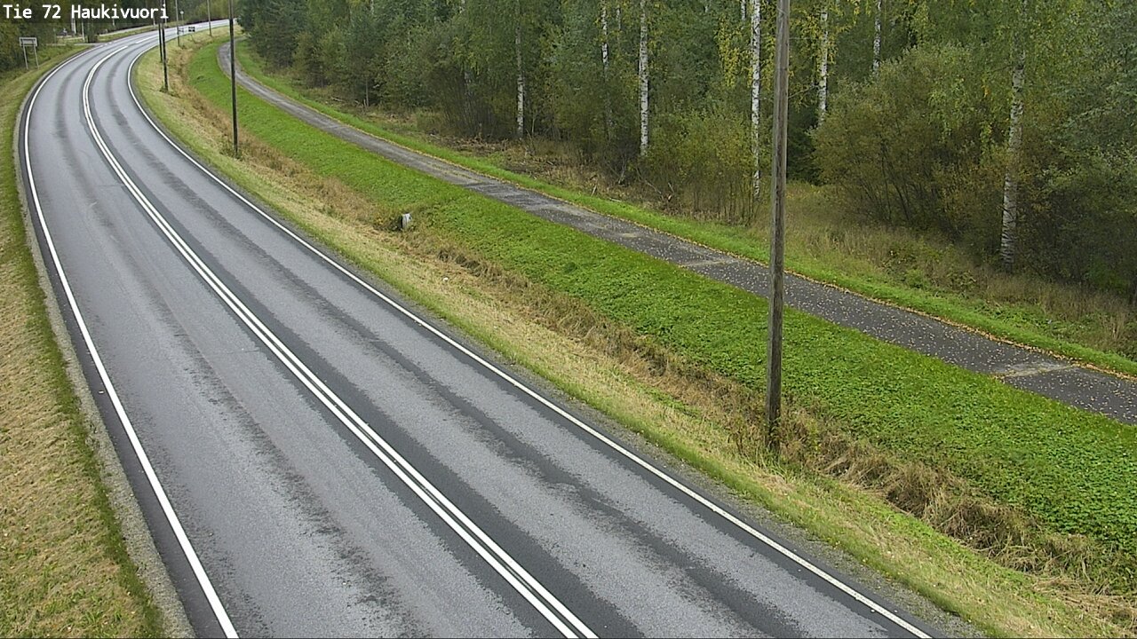 Weather Camera Image Road 72 Haukivuori, Mikkeli, Etelä-Savo