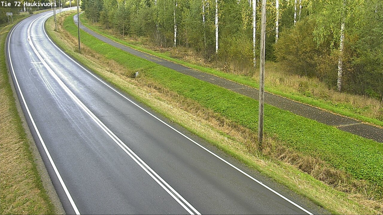 Weather Camera Image Road 72 Haukivuori, Mikkeli, Etelä-Savo