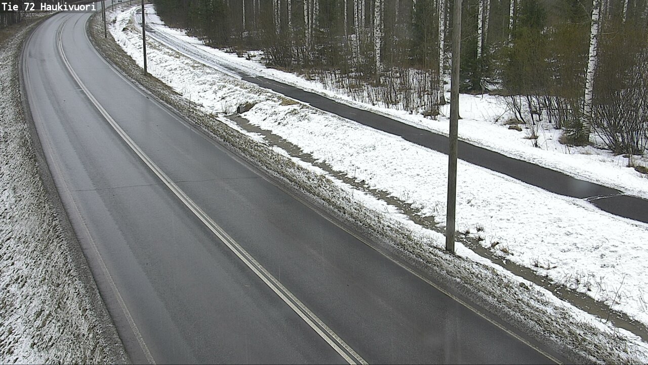 Weather Camera Image Road 72 Haukivuori, Mikkeli, Etelä-Savo