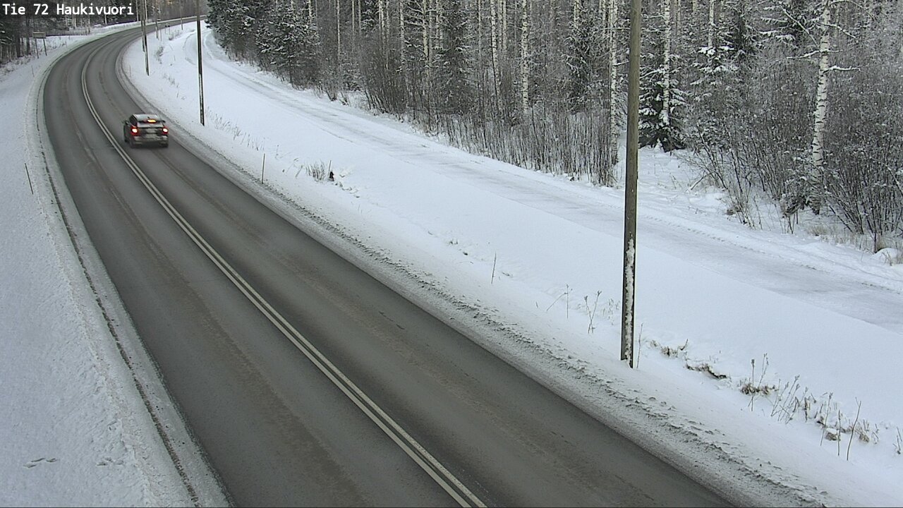 Weather Camera Image Väg 72 Haukivuori, Mikkeli, Etelä-Savo