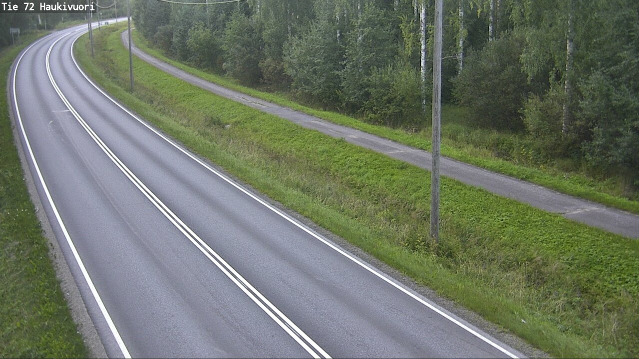 Weather Camera Image Road 72 Haukivuori, Mikkeli, Etelä-Savo