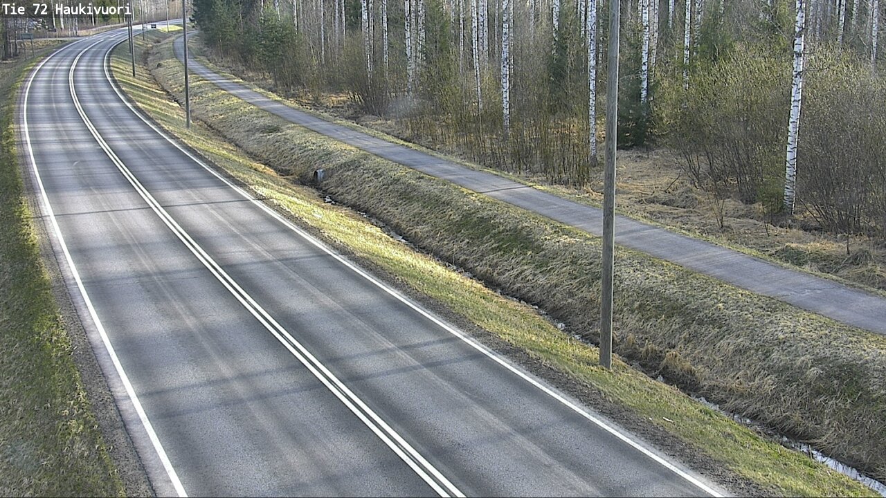 Weather Camera Image Väg 72 Haukivuori, Mikkeli, Etelä-Savo