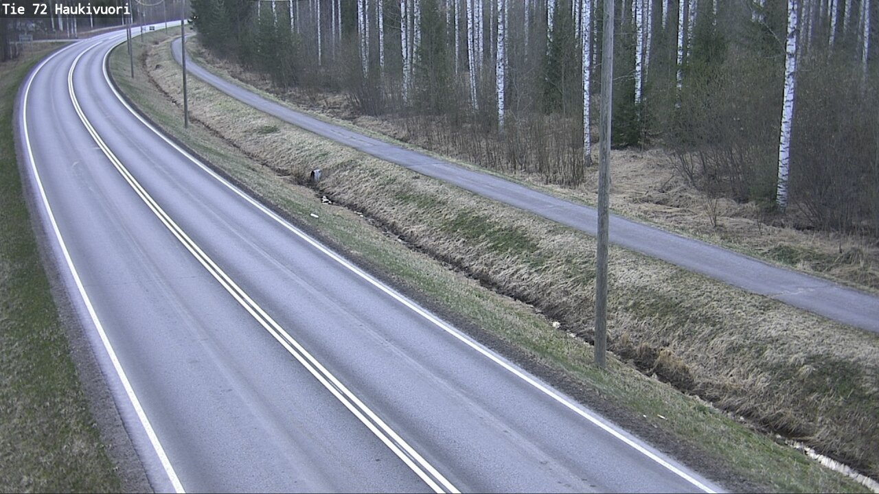 Weather Camera Image Road 72 Haukivuori, Mikkeli, Etelä-Savo
