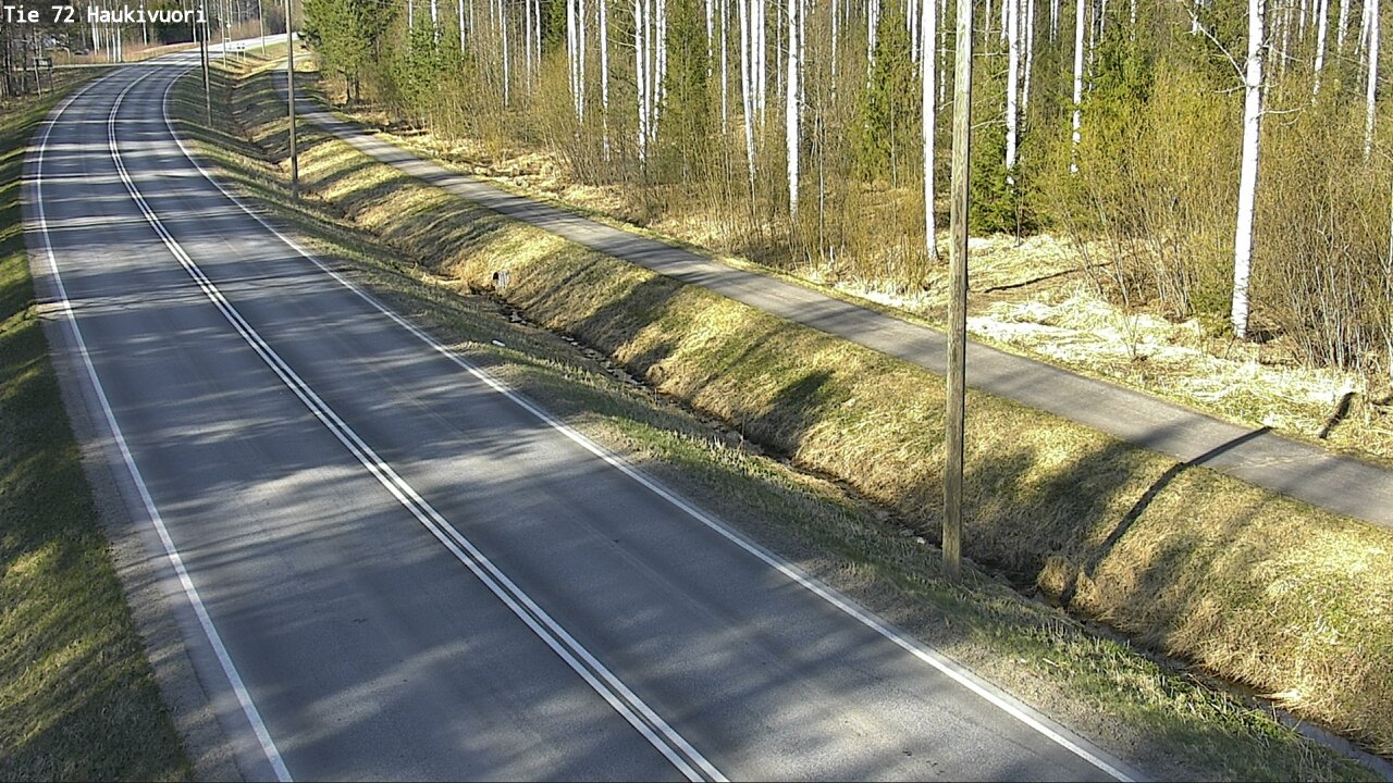 Weather Camera Image Väg 72 Haukivuori, Mikkeli, Etelä-Savo