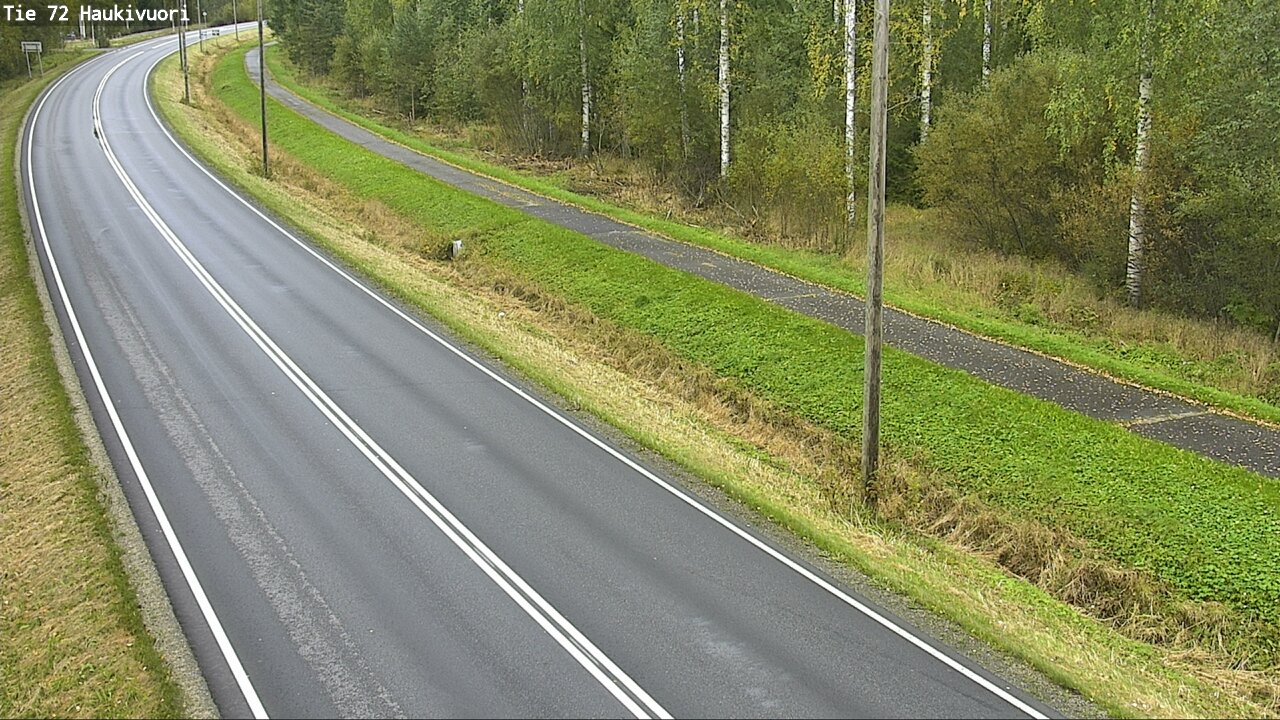 Weather Camera Image Road 72 Haukivuori, Mikkeli, Etelä-Savo