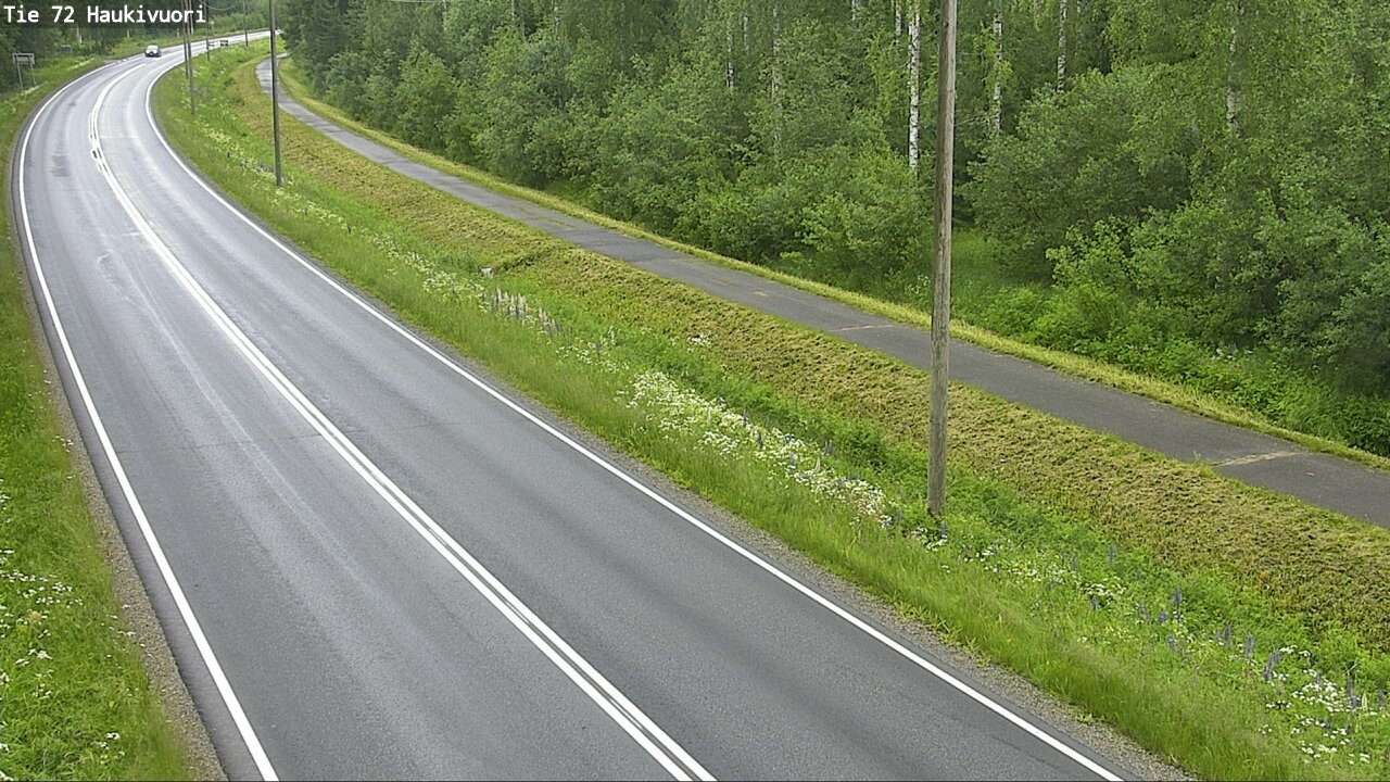 Weather Camera Image Road 72 Haukivuori, Mikkeli, Etelä-Savo