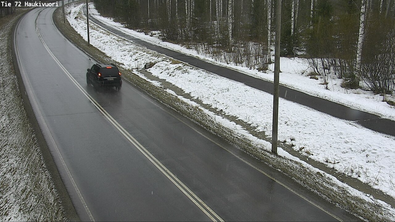 Weather Camera Image Road 72 Haukivuori, Mikkeli, Etelä-Savo