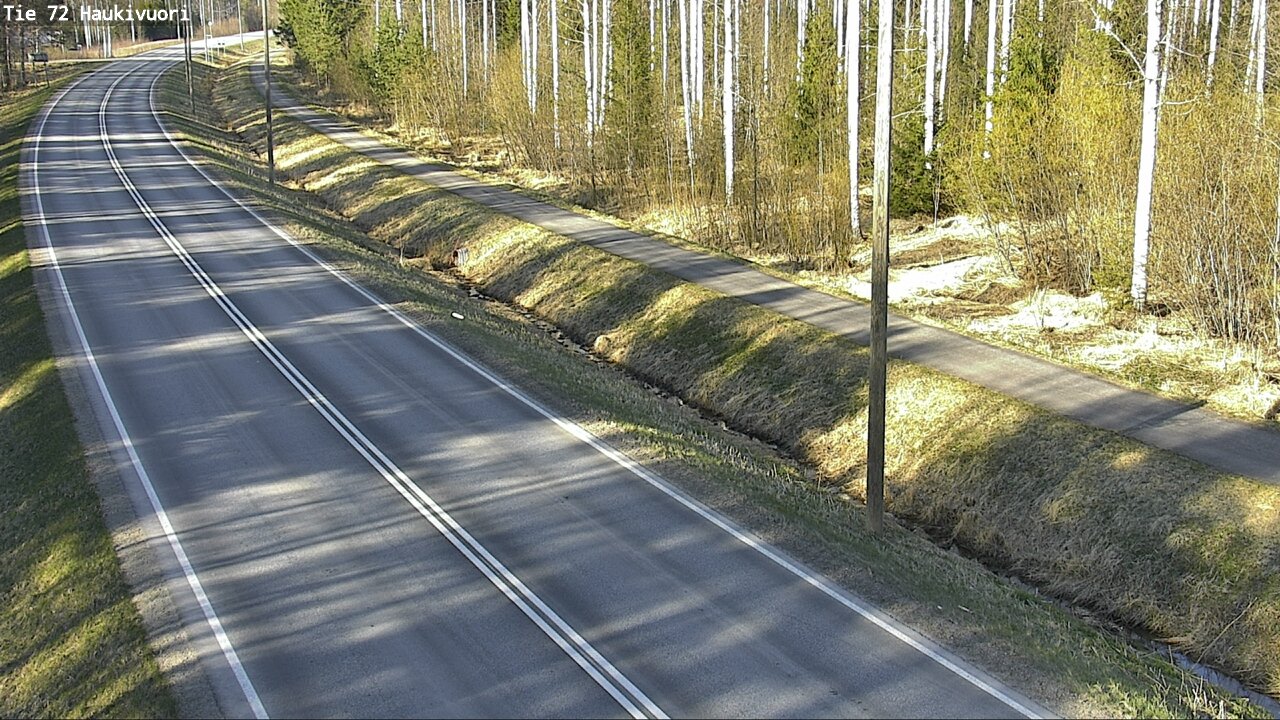 Weather Camera Image Väg 72 Haukivuori, Mikkeli, Etelä-Savo