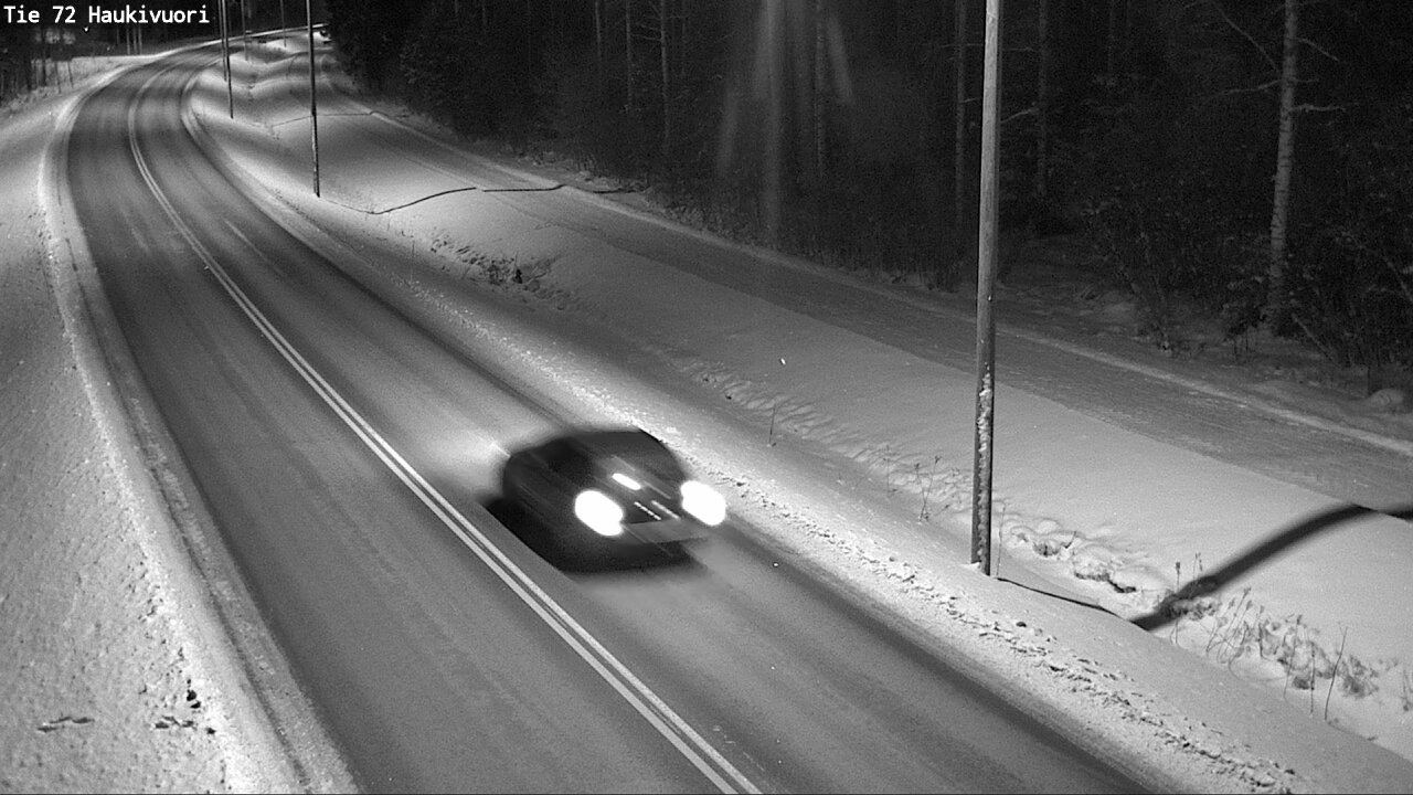 Weather Camera Image Väg 72 Haukivuori, Mikkeli, Etelä-Savo