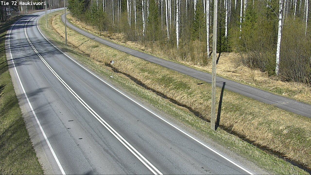 Weather Camera Image Väg 72 Haukivuori, Mikkeli, Etelä-Savo