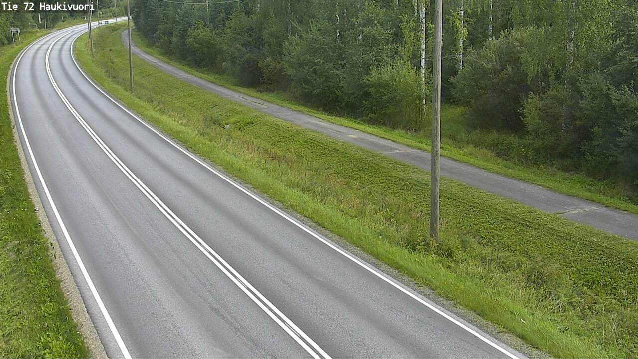 Weather Camera Image Road 72 Haukivuori, Mikkeli, Etelä-Savo